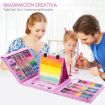 Picture of 208 Pcs Kids Art Set Colour Pencil Sketch Calligraphy Drawing Child Drawing Set