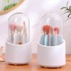 Picture of Rotating Brush Storage Bucket Makeup Brush Holder  Cosmetic Brush Storage Organizer Box