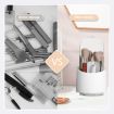 Picture of Rotating Brush Storage Bucket Makeup Brush Holder  Cosmetic Brush Storage Organizer Box