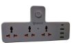 Picture of 4 TYPE C USB 3 POWER SOCKET Universal Socket Spike Guard Multi Plug Extension Board