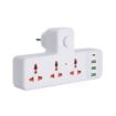Picture of 4 TYPE C USB 3 POWER SOCKET Universal Socket Spike Guard Multi Plug Extension Board