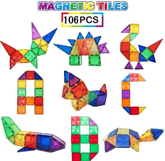 Picture of 106 PCS MAGNETIC TILES BLOCK