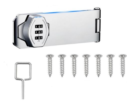 Picture of 3 Digit Cabinet Lock Keyless Cabinet Door Lock Password Lock Drawer Lock