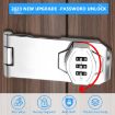 Picture of 3 Digit Cabinet Lock Keyless Cabinet Door Lock Password Lock Drawer Lock