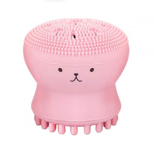 Picture of OCTOPUS BATH BRUSH Octopus Design Silicone Facial Cleansing Brush Face Exfoliate Massage Beauty Tool