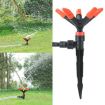 Picture of lawn sprinklers Garden Sprinkler Yard 360 Degree Rotating Adjustable Plant Water Sprayer Gardening Vegetables Flowers Farm Spray Irrigation