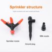 Picture of lawn sprinklers Garden Sprinkler Yard 360 Degree Rotating Adjustable Plant Water Sprayer Gardening Vegetables Flowers Farm Spray Irrigation