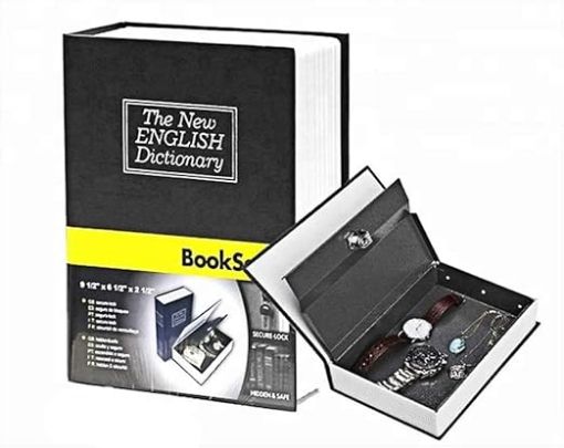 Picture of Book Safe Box with Key BOOK LOCK