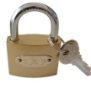 Picture of BIG  Brass Lock and Key Padlocks Securing Luggage While Travelling Locks