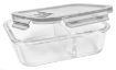 Picture of Glass Lunch Box for Kids Children's Bakeware Safe Glass 2 Compartment BPA-Free  Lunch Box Glass Lunch Box 2 Partition Bake Ware Safe Glass Big Lunch Box