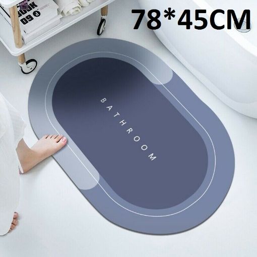 Picture of Non-slip Super Absorbent Floor Mat Quick Drying Bathroom Kitchen Carpet Bath Rug