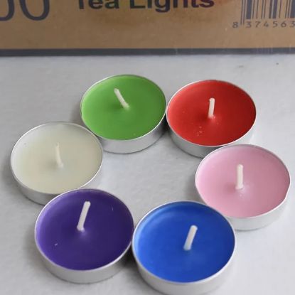 Picture of COLOR WAX SMOKELESS CANDLE (DIYA) (SET OF 50)