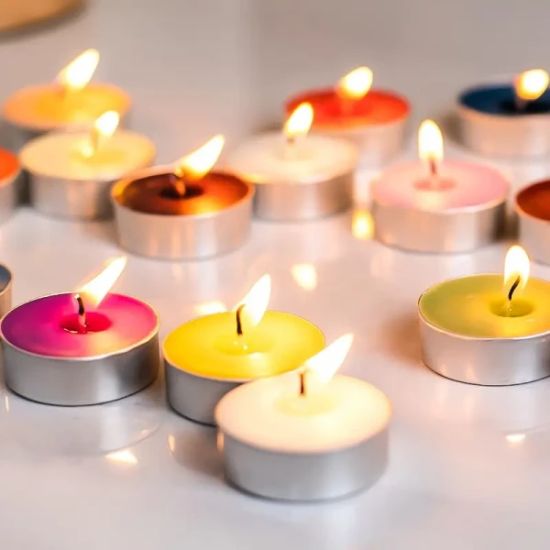 Picture of COLOR WAX SMOKELESS CANDLE (DIYA) (SET OF 50)