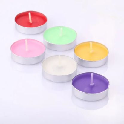 Picture of COLOR WAX SMOKELESS CANDLE (DIYA) (SET OF 50)