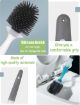 Picture of Soap Dispenser Toilet Bowl Cleaner Brush Bathroom Cleaning Brush