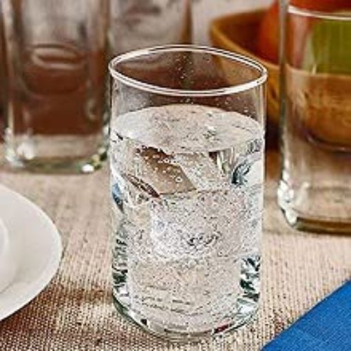 Picture of Water Glass Elegant Drinking Glass  Juice Glass Crystal Juice Glass  Crystal Clear Water Drinking Glasses