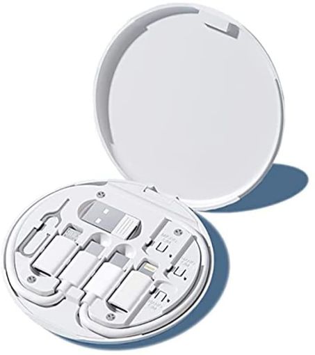 Picture of Mini Multi-Functional Fast Charging Data Cable Set Data Cabel Set USB C Adapter Cable Kit Multi Charging Cable Case Convertor USB C to Lightning