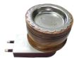 Picture of Wooden Kapoor Dani Aroma Oil Burner Champor Burner Incense Holder for god Pooja Healthy Living Home Kapoor Dani Stand