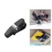 Picture of Car Sunglass Holder Sun Visor Clip-on Glass 180 Degree Rotation Car Glasses Holder  Car Sun Visor Double End Clip