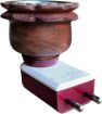 Picture of Wooden Kapoor Dani Aroma Oil Burner Champor Burner Incense Holder for god Pooja Healthy Living Home Kapoor Dani Stand