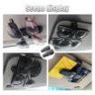 Picture of Car Sunglass Holder Sun Visor Clip-on Glass 180 Degree Rotation Car Glasses Holder  Car Sun Visor Double End Clip