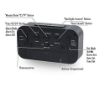Picture of Plastic Digital Backlight Battery Operated Smart Table Alarm Clock   Desk Small Digital Alarm Clock Alarm Clock with Automatic Sensor