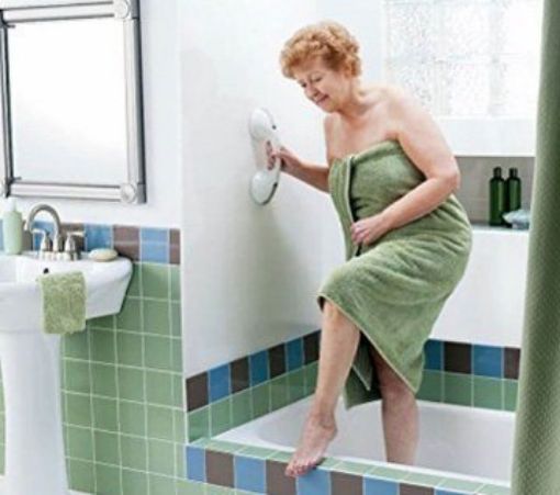 Picture of Helping Handle   Strong Sucker Helping Handle Bathroom Accessories Bath-tub Support Toilet Old Age People Disability Grip Handle Wall Helping Handle Grip Handrail