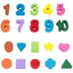 Picture of 3 in 1 Wooden Number Puzzle 3 in 1 Wooden Puzzle Shape Wooden Puzzle