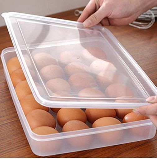 Picture of egg box 32 trays plastic tray 30 eggs 24 storage boxes container for refrigerator fridge containers store 10 basket holder