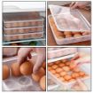 Picture of egg box 32 trays plastic tray 30 eggs 24 storage boxes container for refrigerator fridge containers store 10 basket holder