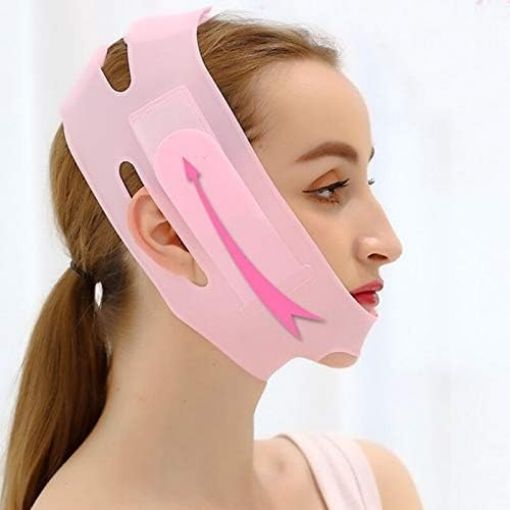 Picture of SILICONE FACE LIFT UP BELT Silicone V Face Face Lift Up Belt Double Chin Lift Mask Lift Mask
