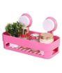 Picture of Bathroom self Multipurpose Kitchen Bathroom Shelf Wall Holder Storage Rack Bathroom Rack Storage Box Strong Magic Sticker Shower Rack Shelf