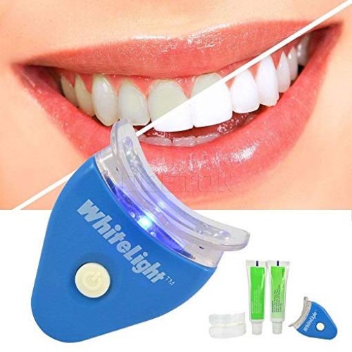 Picture of 1 LED White light Tooth Polisher Cleaner Whitener and Tooth Stain Remover Product with LED Light for Good Smile teeth whitening products