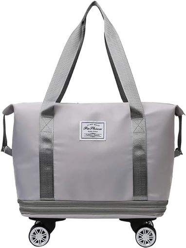 Picture of DUFFEL TROLLY BAG Luggage Bags for Travel Duffel Trolley Bags for TravelRolling Duffle Bag with Wheels pocket bag 2 layer bag travel bag