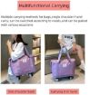Picture of DUFFEL TROLLY BAG Luggage Bags for Travel Duffel Trolley Bags for TravelRolling Duffle Bag with Wheels pocket bag 2 layer bag travel bag