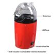 Picture of Hot Air Popcorn Popper Electric Machine Snack Maker with Measuring Cup and Removable Lid/Instant Popcorn Grade Aluminum Alloy Oil Free Popcorn Maker