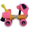 Picture of Pink Yellow Roller Skates skating roller pink skating Inline Skates