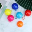 Picture of Raincoat Ball Disposable Rain Poncho Raincoat Keychain Ball with Hook