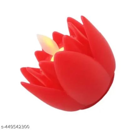 Picture of LOTUS SHAPE LED CANDLE DIYA