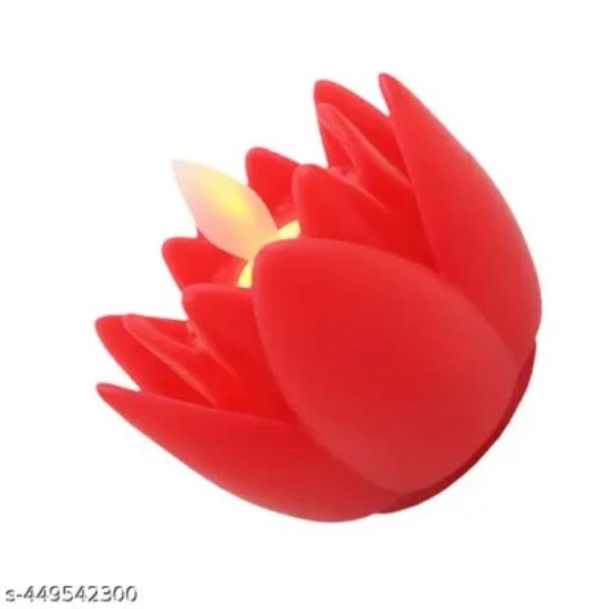Picture of LOTUS SHAPE LED CANDLE DIYA