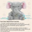 Picture of Breathing Elephant  Breathing Stuffed Animal  Rhythmic Breathing Motion with Music Lights