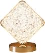 Picture of Square shape Crystal Lamp Decor Table Lamp Luxury Table lamp 3 in 1 Light Decoration light