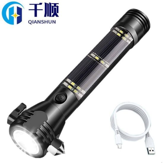 Picture of RECHARGEABLE WATERPROOF FLASHLIGHT HAMMER TORCH