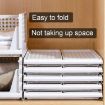 Picture of 4 LAYER FOLDABLE SLIDING DRAWER  Plastic 4 Layer Folding Wardrobe Storage Box Sliding Drawer Organizer Stackable Shelf Baskets Cloth