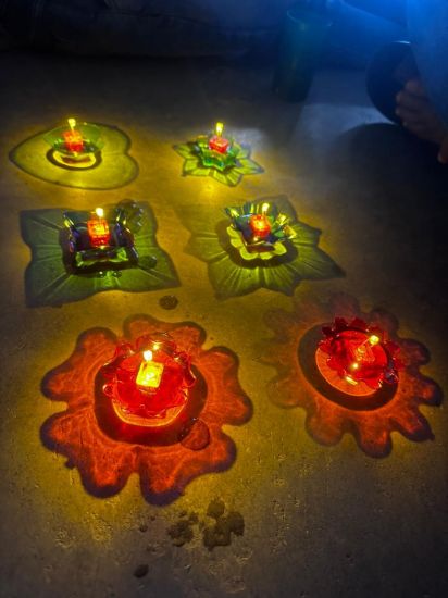 Picture of (SET OF 6)WATER SENSOR 3D REFLECTION DIYA