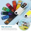 Picture of 42 Colors Foldable Solid Watercolor Paint Set Water Brush Pen 42 PCS Watercolor Paint Set  Watercolor Paint Set