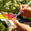 Picture of 42 Colors Foldable Solid Watercolor Paint Set Water Brush Pen 42 PCS Watercolor Paint Set  Watercolor Paint Set
