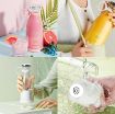 Picture of bottle juicer mini juicer Mini Bottle Shape Portable  Juicer USB Grinder Mixer Electric USB Juice Maker  4 Blade Juicer Portable Juice Blender  USB Grinder Mixer