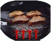 Picture of ROUND BBQ GRILL BBQ GRILL BBQ Round Shape Barbeque Portable Charcoal Barbecue Table Camping Outdoor Garden Grill BBQ Black Carbon Steel
