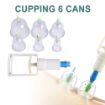 Picture of Apparatus Therapy 6pcs Pull Out Vacuum Cup Kit Body Suction Pumps Relax Massager